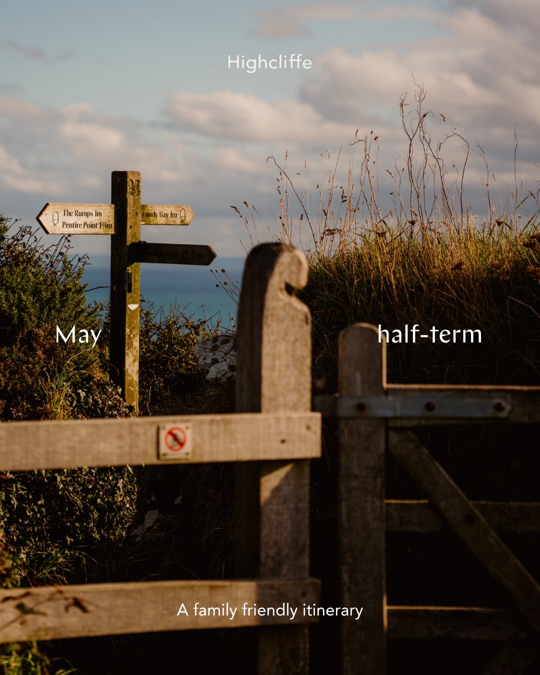 Half term starts next week - here are some of our favourite things to do while staying here 🌞