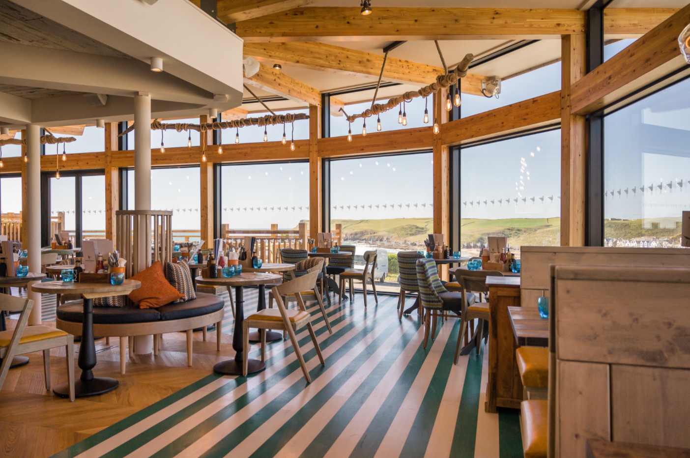 The Oystercatcher dog-friendly restaurant in Polzeath